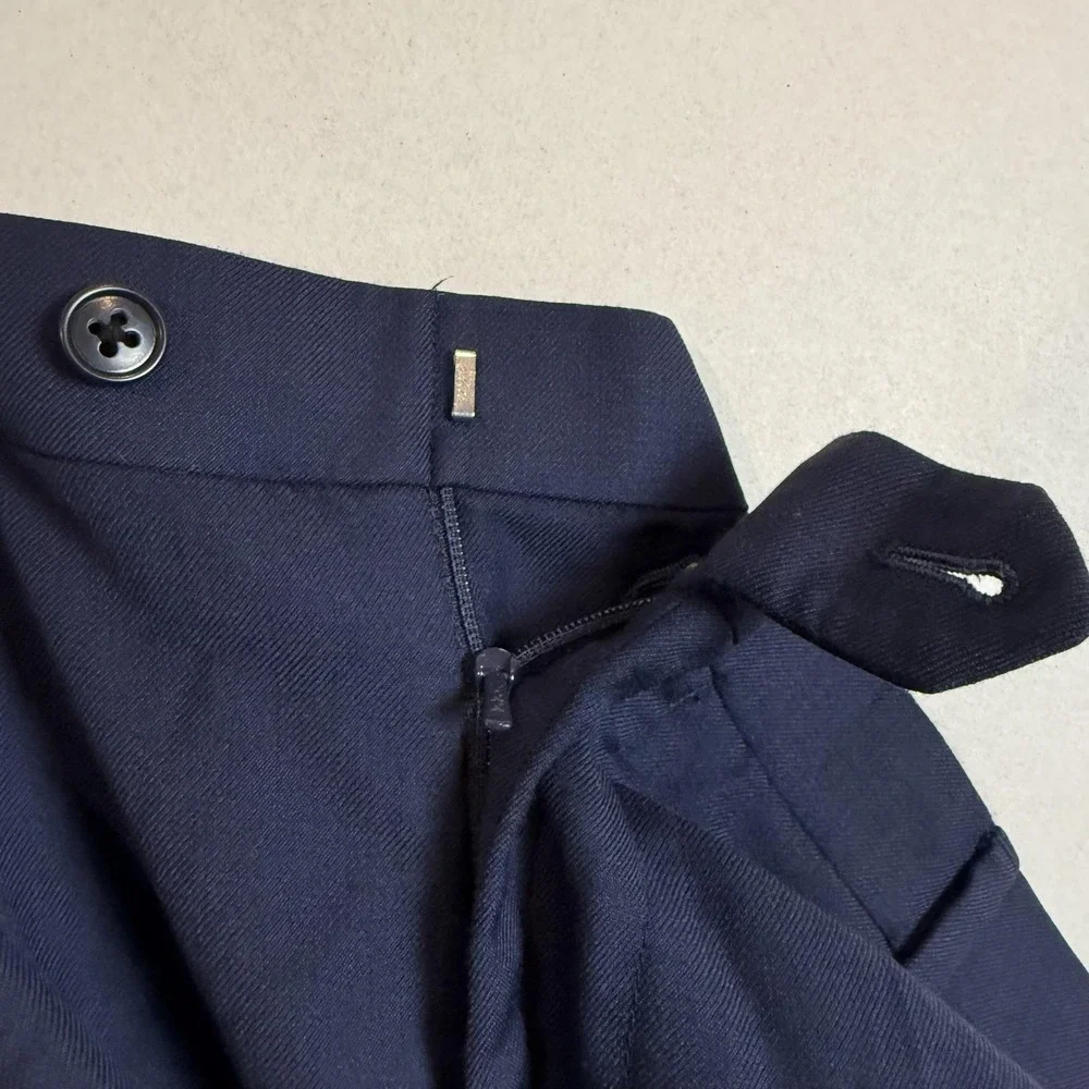 Joseph Abboud Dress Pants Mens 38 Blue JOE Custom Express Wool Formal